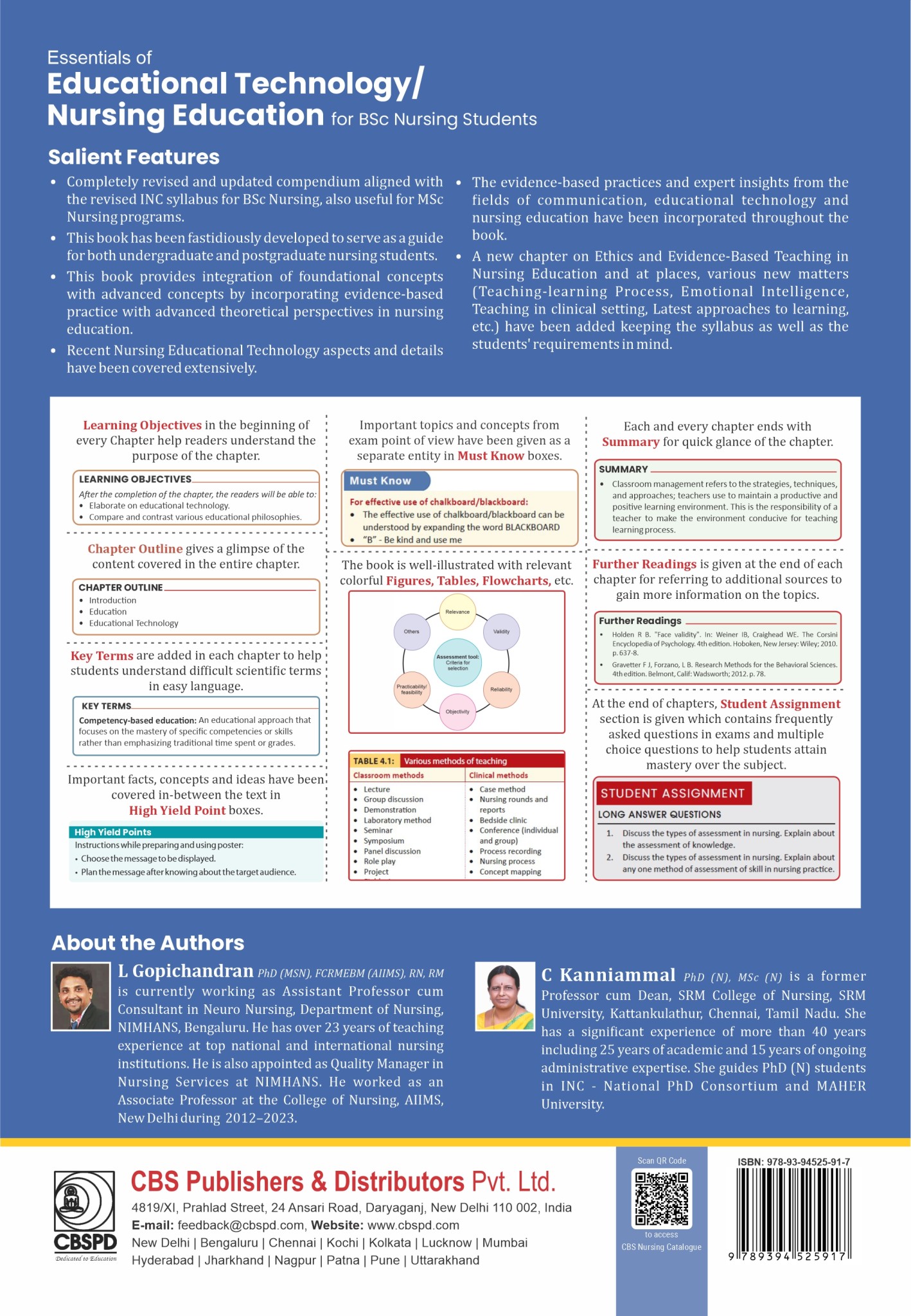 Essentials of educational technology/ nursing education for bsc nursing students